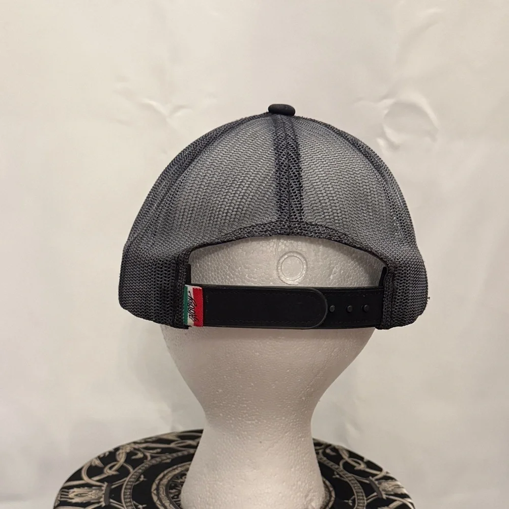 Hooey Black Trucker Hat with Mexican flag color Logo